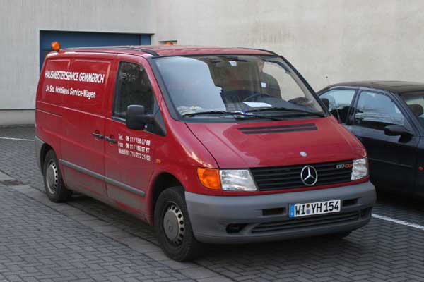 Servicewagen von Hausmeister Gemmerich in Wiesbaden